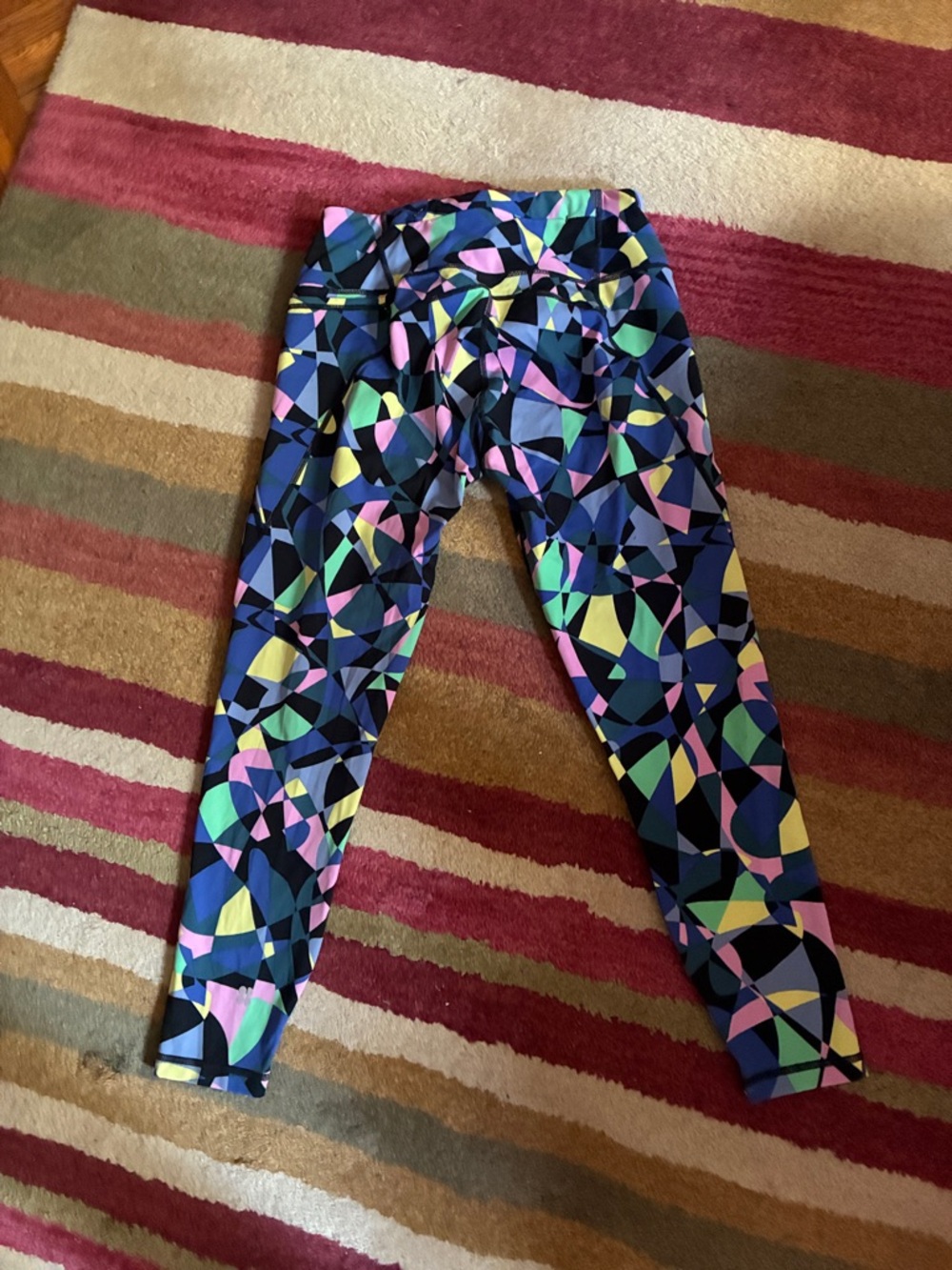 Bundle (2 pairs) of Sweaty Betty Power 7/8 length multicolor leggings, US size 6 - Picture 7 of 13